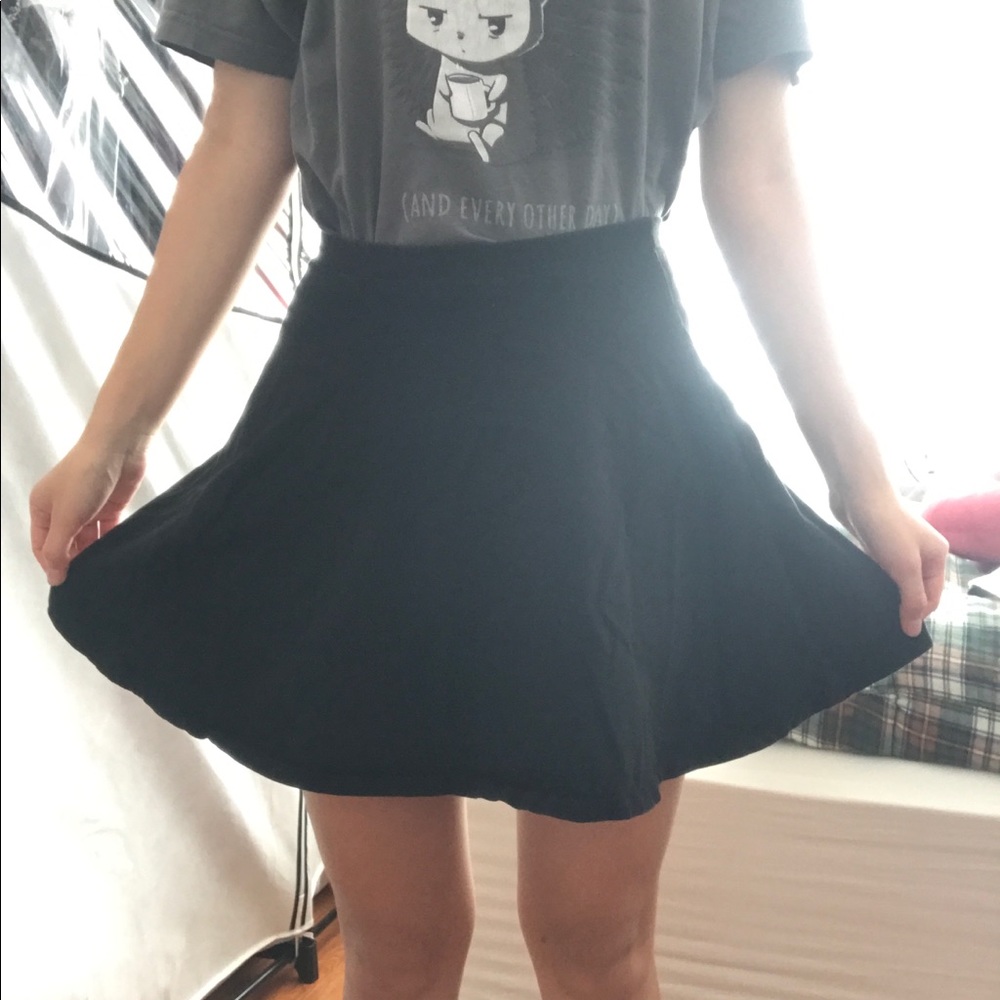 Black Circle Skirt